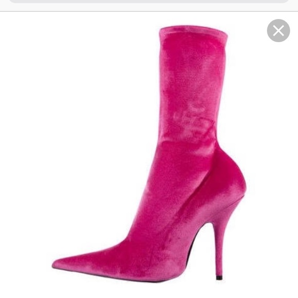 Balenciaga Shoes - Balenciaga Hot Pink Knife Boot